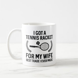 Mug Raquette De Tennis Pour Ma Femme