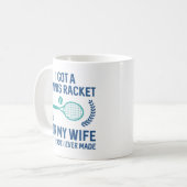 Mug Raquette De Tennis Pour Ma Femme (Devant gauche)