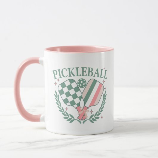 Mug Raquettes de pickleball croisées (Gauche)