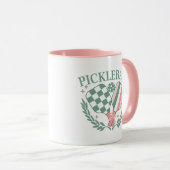 Mug Raquettes de pickleball croisées (Devant droit)