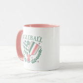 Mug Raquettes de pickleball croisées (Devant gauche)