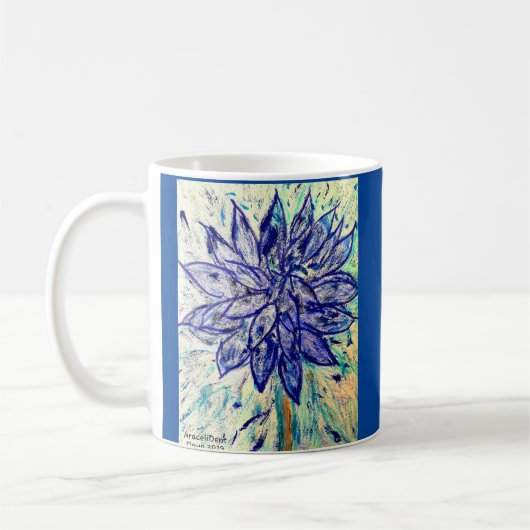 Mug Rare Blue Dalhia (Gauche)