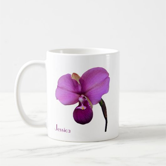 Mug Rare Pérou en voie de disparition Orchidée café Mu (Gauche)