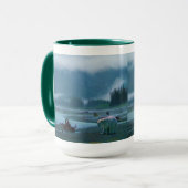 Mug Rare Spirit Bear et Misty BC River (Devant gauche)