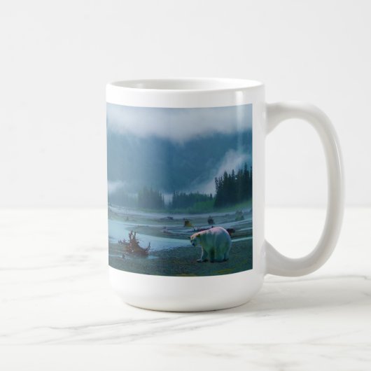 Mug Rare Spirit Bear et Misty BC River (Droite)