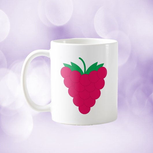 Mug Rasberry Berry Fruit Pink
