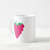 Mug Rasberry Berry Fruit Pink (Devant gauche)