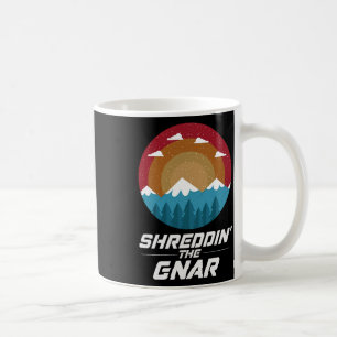 Mug Raser Le Gnar Vintage Sunset Snowy Mountain T