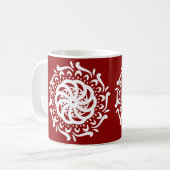 Mug Raspberry Mandala (Devant gauche)