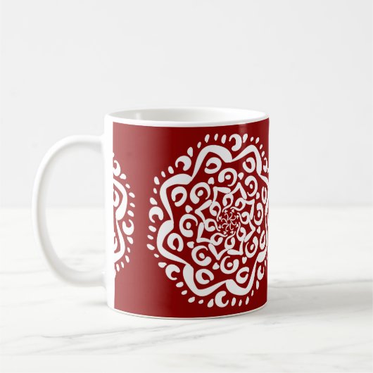 Mug Raspberry Mandala (Gauche)