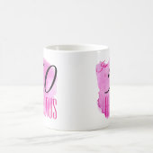 Mug Raspberry Paint Splash Design 50 & Fabulous Party (Centre)