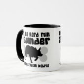 Mug Rassemblement australien de Kelpie (Devant gauche)