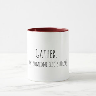 Mug Rassembler de la pâte à café