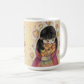 Mug Rassembler les coeurs d'amour Art Coffee Cup (Devant droit)