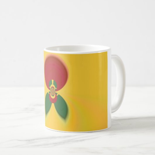 Mug Rasta Colours Art Abstrait Imprimer (Devant droit)