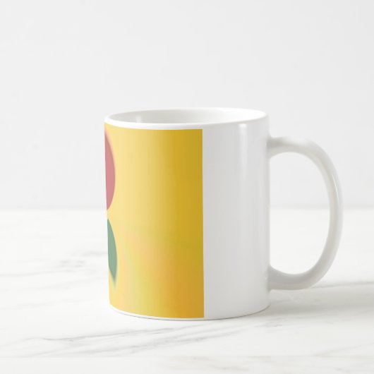 Mug Rasta Colours Art Abstrait Imprimer (Droite)