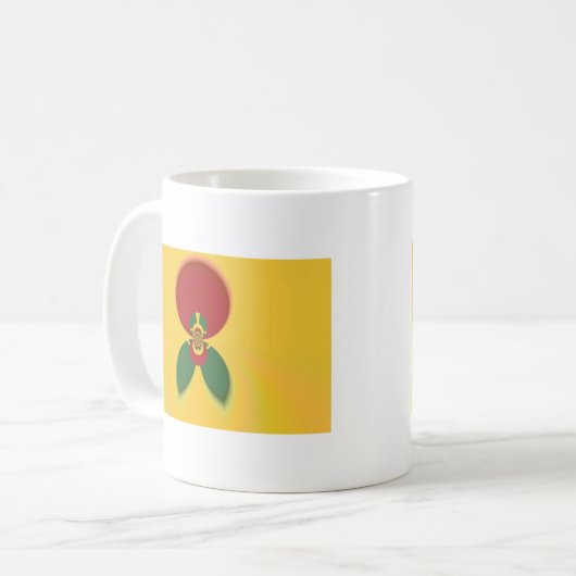 Mug Rasta Colours Art Abstrait Imprimer (Devant gauche)