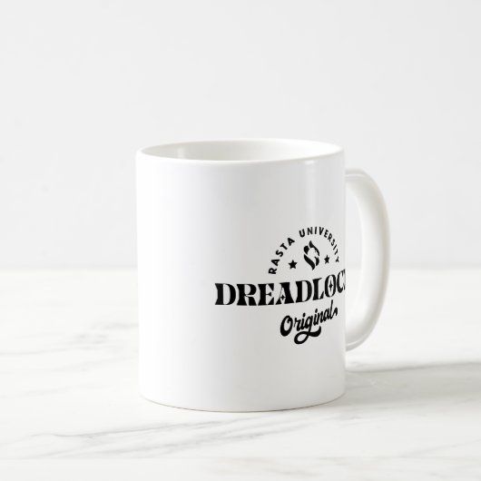 Mug Rasta University Dreadlocks Original Reggae (Devant droit)
