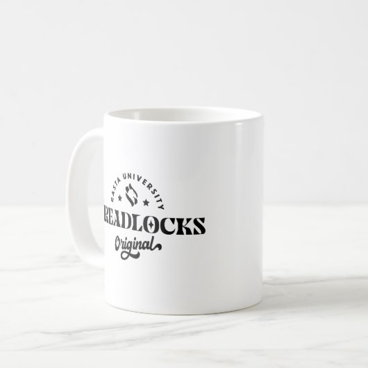 Mug Rasta University Dreadlocks Original Reggae (Devant gauche)