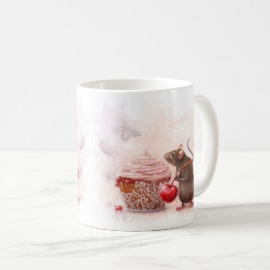 Mug Rat avec le petit gâteau (Devant droit)