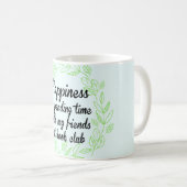 Mug Rat de bibliothèque de bibliophile d'amis de (Devant droit)