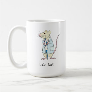 Mug rat de laboratoire de science génétique