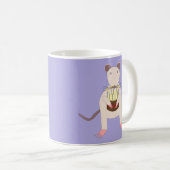 Mug Rat de Siamese avec gâteau d'anniversaire (Devant droit)