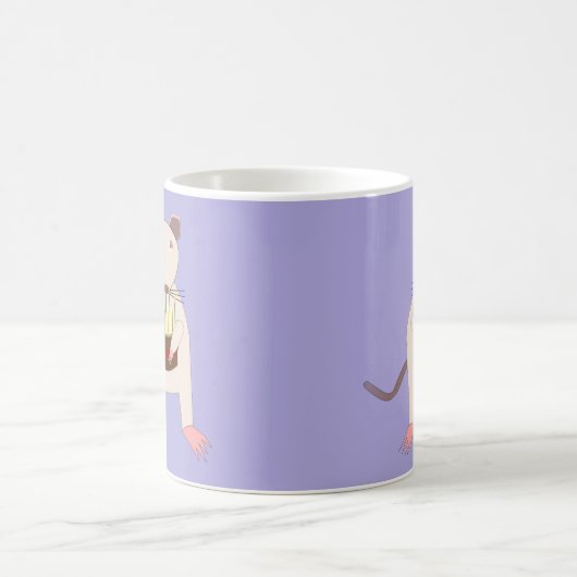 Mug Rat de Siamese avec gâteau d'anniversaire (Centre)