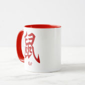 Mug Rat du zodiaque chinois (Devant gauche)