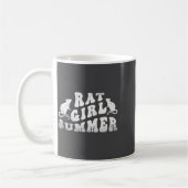 Mug Rat Girl Summer, Animal Lover, Hello Summer, Funny (Gauche)