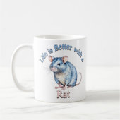 Mug Rat Lover Propriétaire d'animal de compagnie Amate (Gauche)