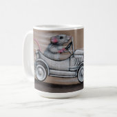 Mug Rat mignon dans la suffisance de voiture 'heu ! (Devant gauche)