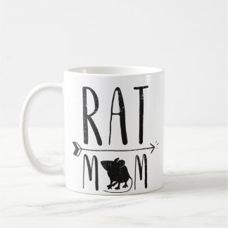 Mug Rat Mom - Drôle Rétro Animaux de compagnie Souris 