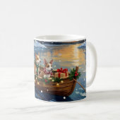 Mug Rat Terrier Christmas Boat Holiday (Devant droit)
