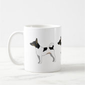 Mug Rat Terrier Conception de la silhouette de base de (Gauche)