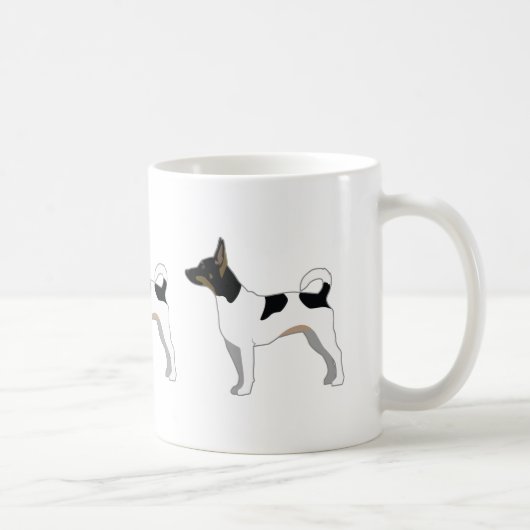 Mug Rat Terrier Conception de la silhouette de base de (Droite)