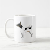 Mug Rat Terrier Conception de la silhouette de base de (Gauche)