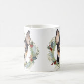 Mug Rat Terrier Fête de Noël Wreath Pup (Centre)