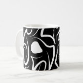 Mug Rat tribal noir et blanc (Devant gauche)