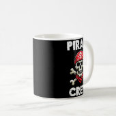Mug Rate Crew Skull Crossbones Funny Matching Men Wome (Devant droit)