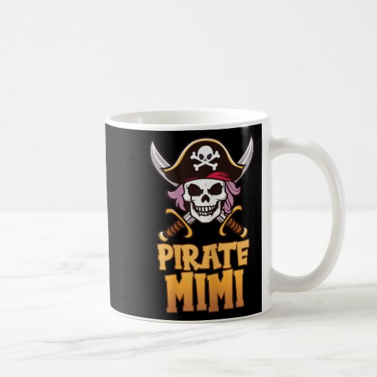 Mug Rate Mimi Funny Captain Matching Grandma Halloween (Droite)