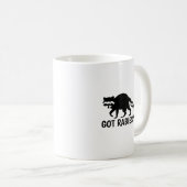 Mug Raton laveur atteint de la rage (Devant droit)