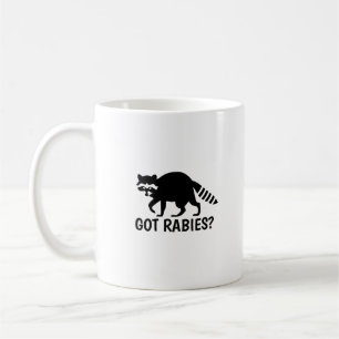 Mug Raton laveur atteint de la rage