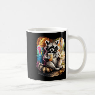Mug Raton laveur buvant un café glacé mème animal drôl