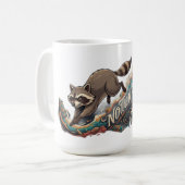 Mug Raton laveur d'Alchimie Nocturne à manches longues (Devant gauche)