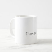 Mug Raton laveur d'amour doux (Devant gauche)