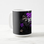 Mug Raton laveur de graffitis de mauvaises décisions (Devant gauche)