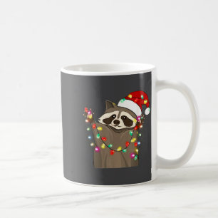 Mug Raton laveur de Noël Swea, lumières de Noël drôles