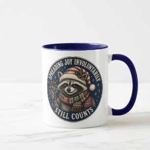 Mug Raton laveur de vacances mignon