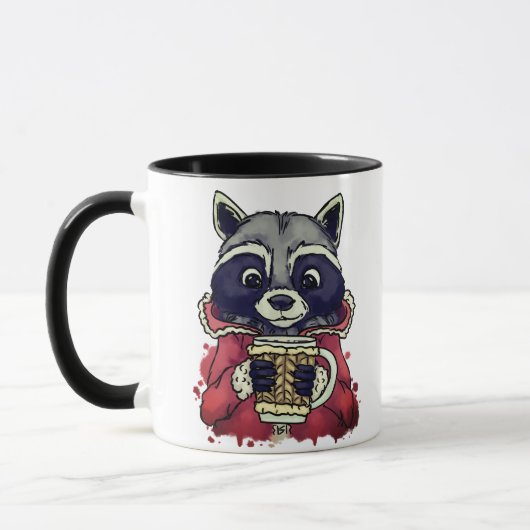 Mug Raton laveur d'hiver (Gauche)